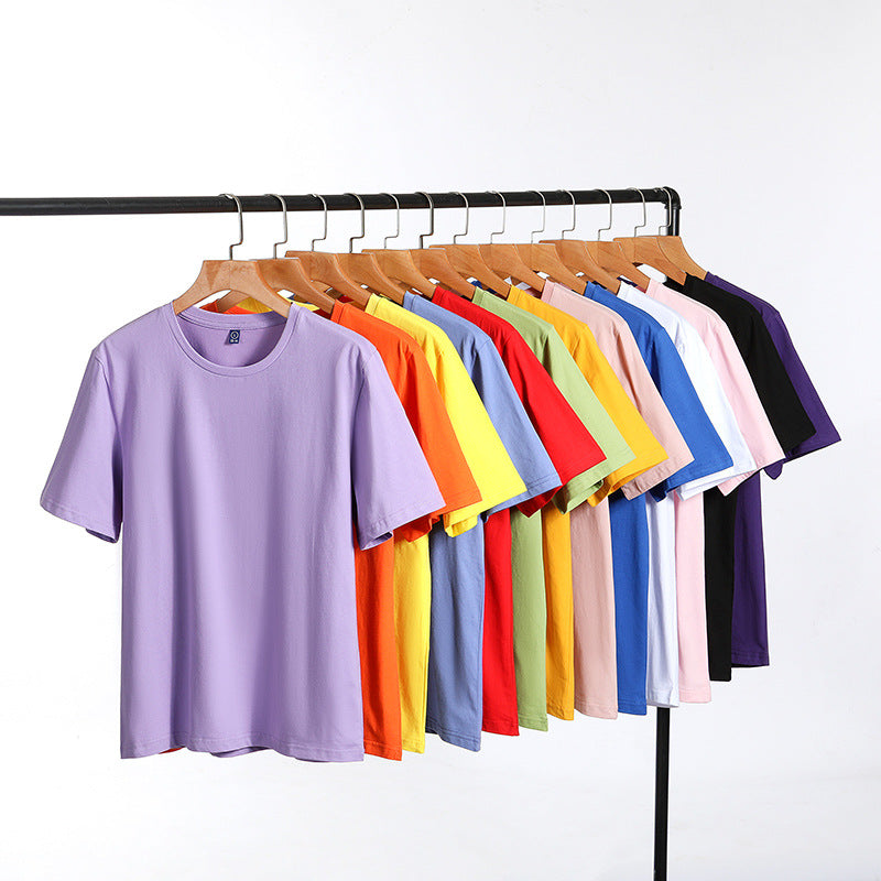 Men's Cotton Summer T-Shirt - Loose Fit Short Sleeve