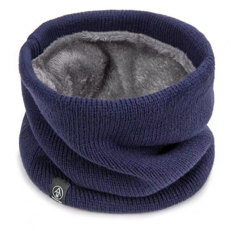Unisex Thick Knit Wool Scarf