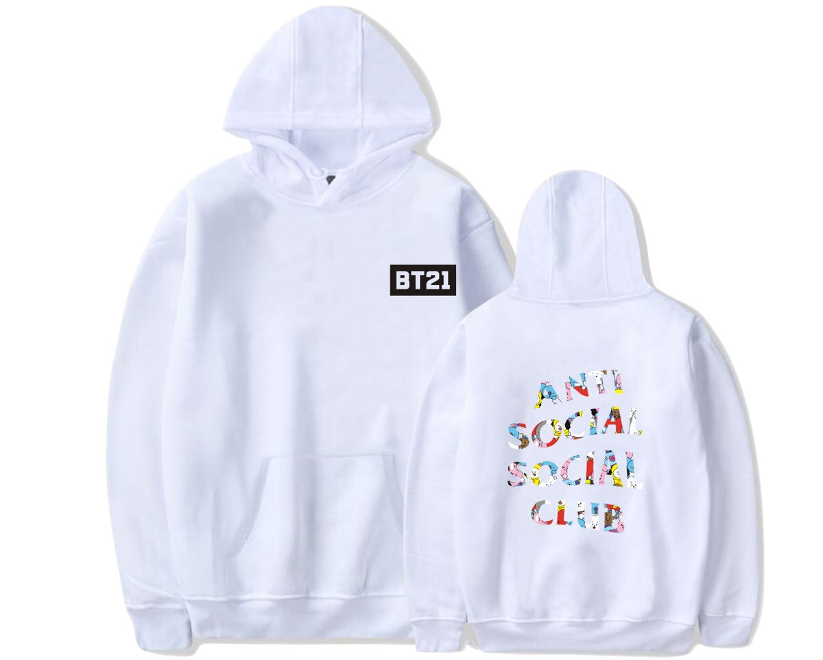 BTS Cartoon Style Hoodie and Merchandise Hoodie