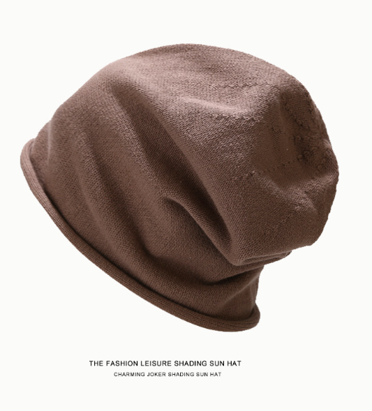 Japanese Retro Thin Knitted Hat for Autumn & Winter