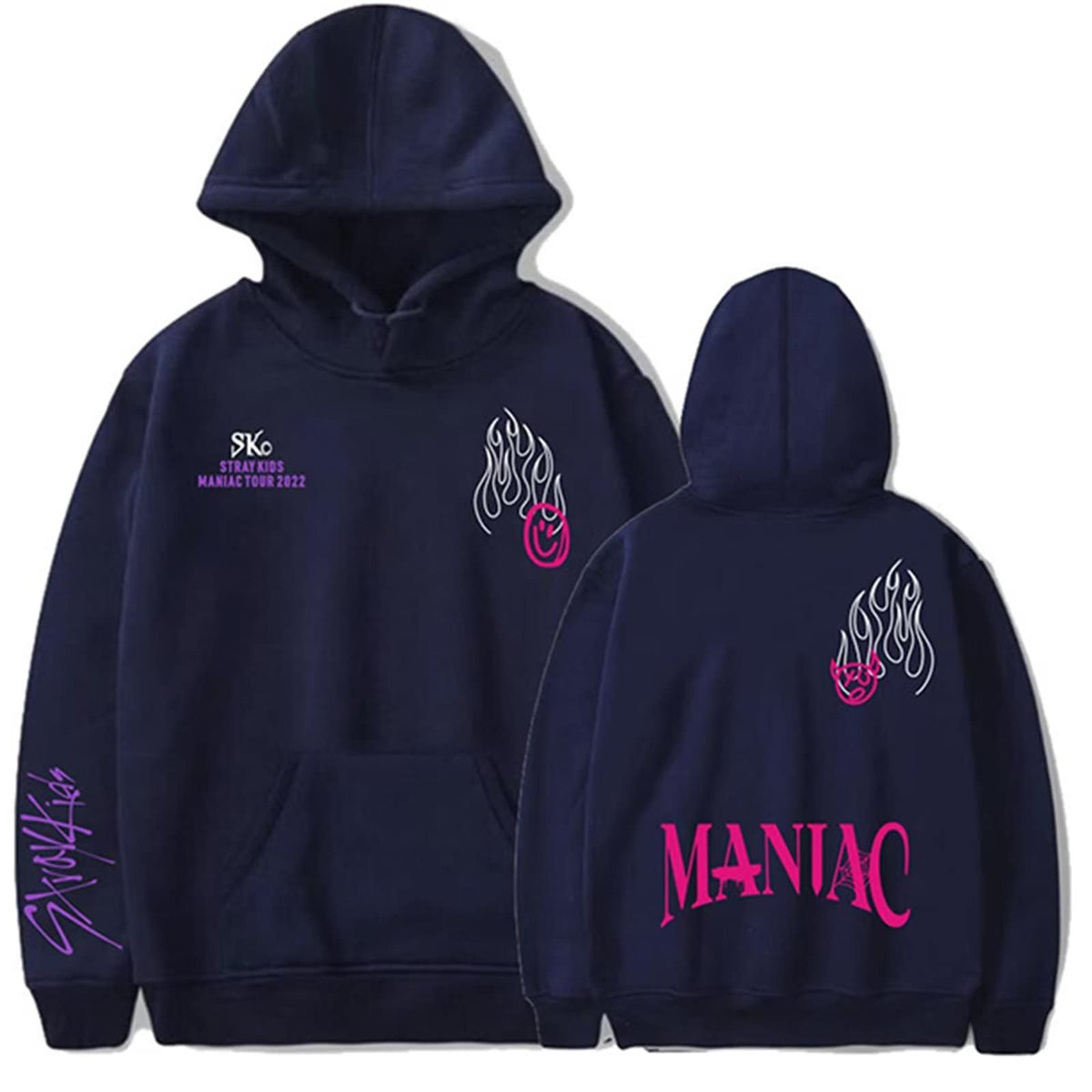KPOP Straykids Hoodies MANIAC Concert Sweater Jisung Felix Hyunjin Merch Pullover for Women