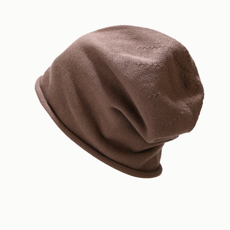 Japanese Retro Thin Knitted Hat for Autumn & Winter