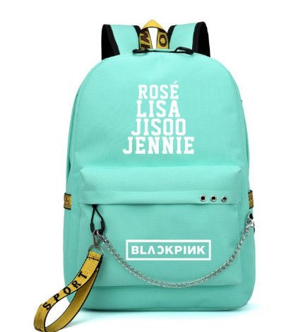 Blackpink Canvas Backpack Set with Crossbody Bag & Pencil Case