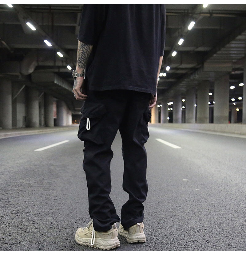 High Street Utility Multi-Pocket Straight Work Pants