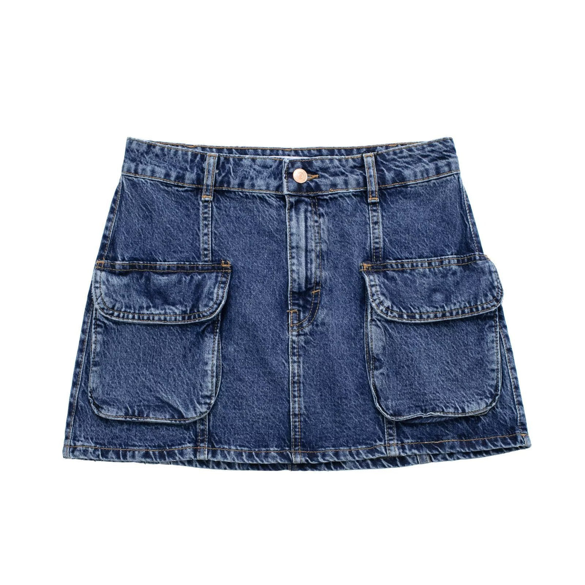 Denim Half Skirt for Women's Fashion Work Section