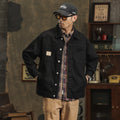 Men's Cotton Lapel Vintage Cargo Jacket Spring