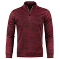 Autumn And Winter Men's Zippered Sweater