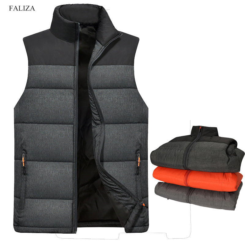 Fashionable Thickened Men's Waistcoat for Autumn/Winter