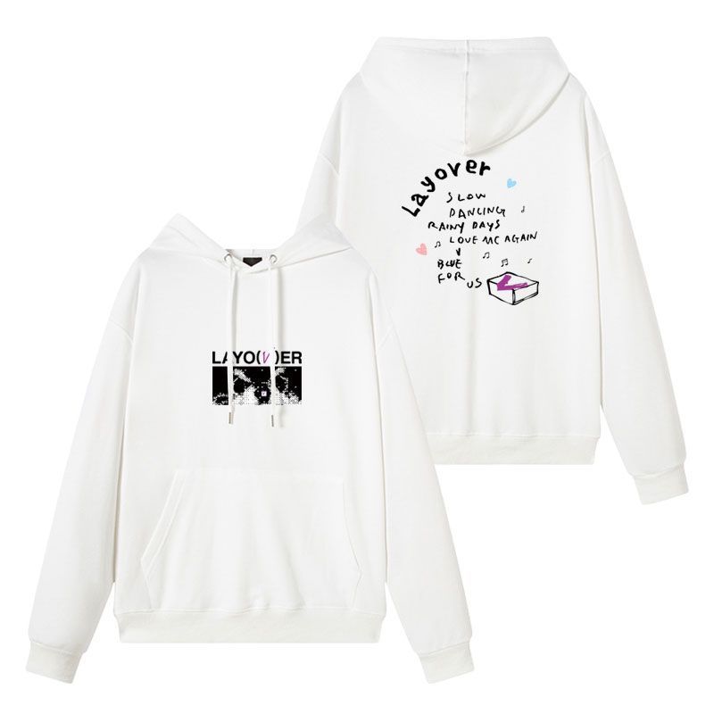 BTS V Layover Album Hoodie for Fans (Autumn/Winter)