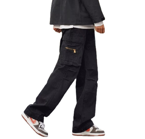 High Street Utility Multi-Pocket Straight Work Pants
