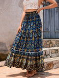 Bohemian Lace Patchwork Hollowed Out Skirt Design