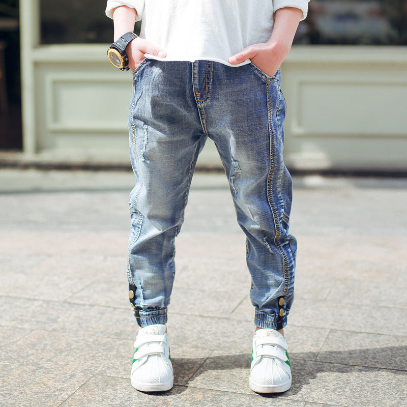 Boys' Spring and Autumn Jeans
