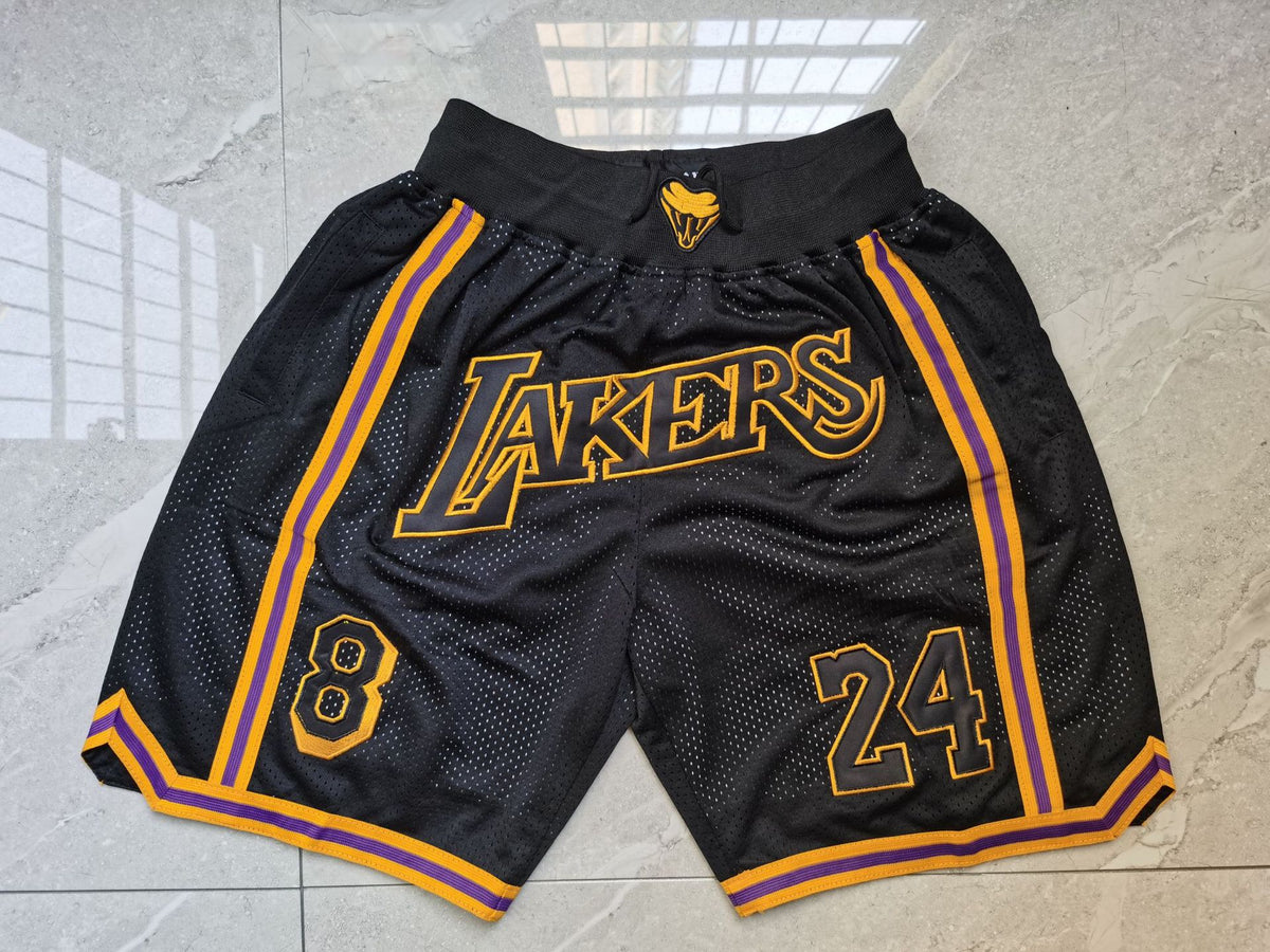 Lakers James Inspired Vintage Just Don Basketball Shorts