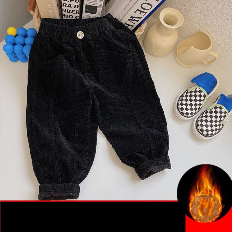 Children's Cotton Corduroy Trousers for Autumn/Winter