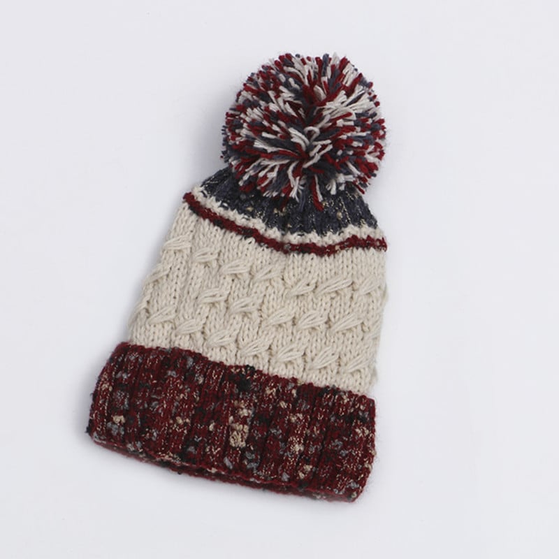 Retro Versatile Warm Knitted Wool Hat for All Genders