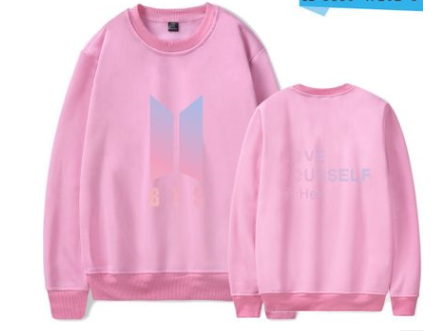 BTS Love Yourself HER Crewneck Sweatshirt Unisex