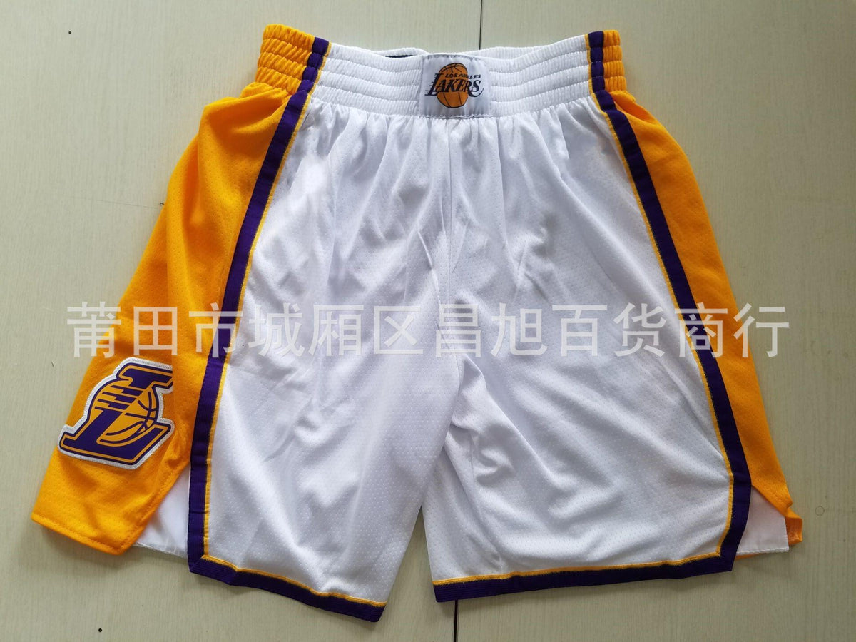 Lakers James Inspired Vintage Just Don Basketball Shorts