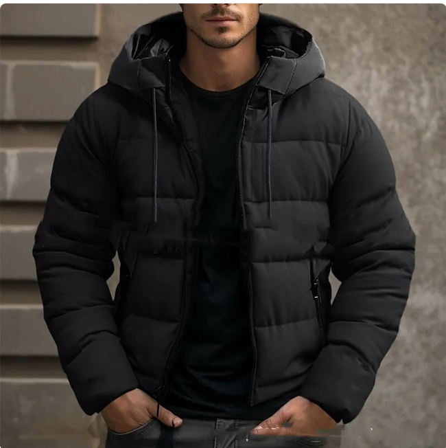 Men's Hooded Cotton Jacket