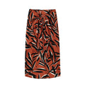 Women's Printed Long Sleeve Cotton Shirt and Wrap Set