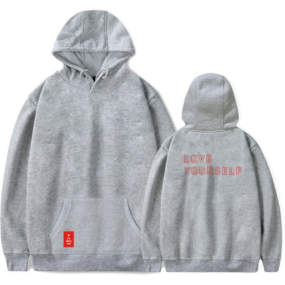 BTS Love Yourself Oversized Hoodie for Unisex