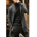Long Sleeve Cardigan Trench Coat