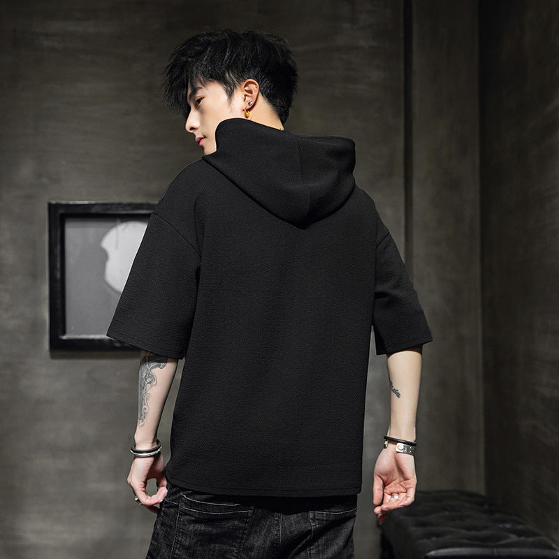 Men's Casual Short Sleeve Hoodie - Spring/Fall 2020