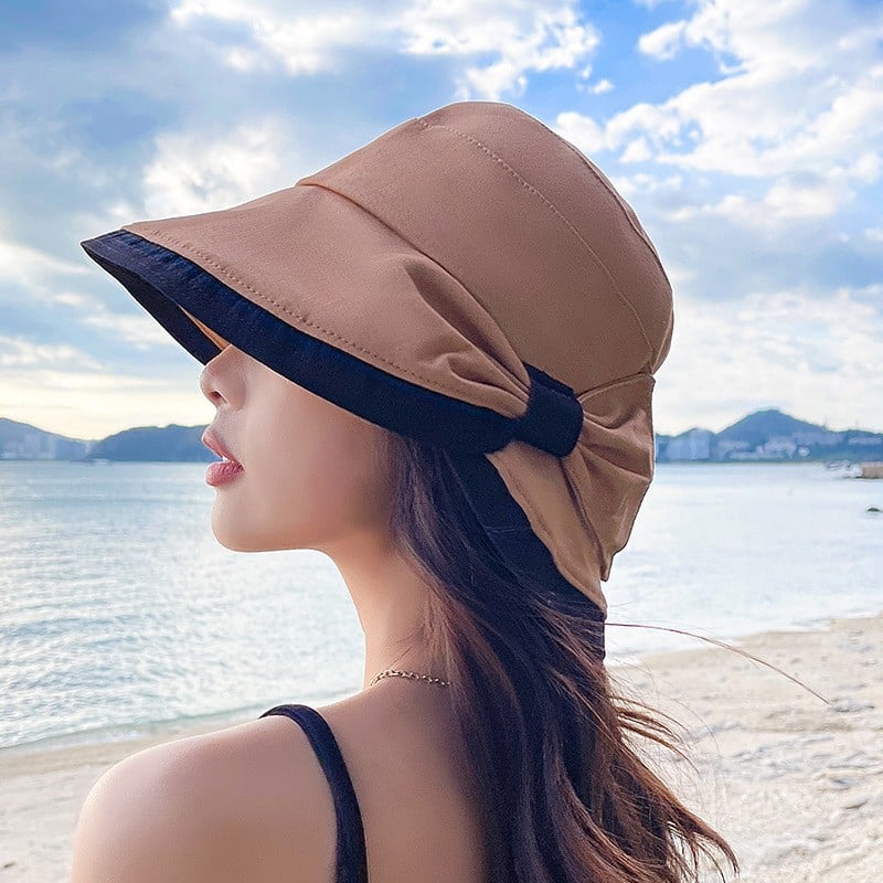 Korean Bowknot Short-Brim Fisherman Hat for Women