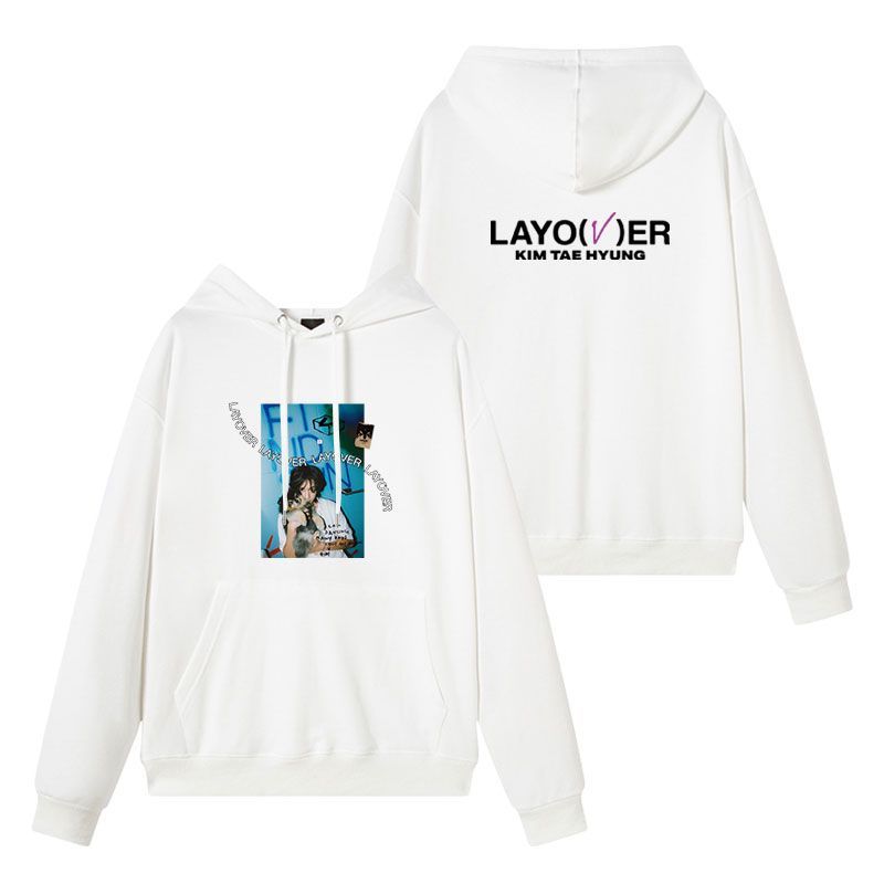 BTS V Layover Album Hoodie for Fans (Autumn/Winter)
