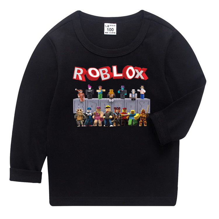 Kids Korean Style Roblox Long Sleeve T-Shirt